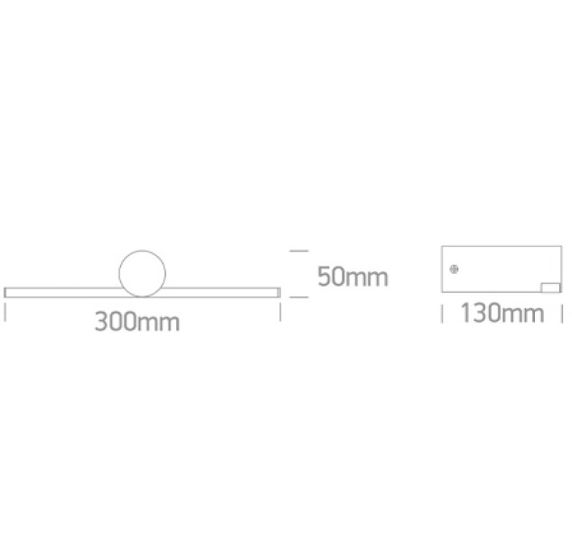 Vonios LED šviestuvas 8W 3000K IP44 38108N/W/W Vonios LED šviestuvas 8W 3000K IP44 38108N/W/W