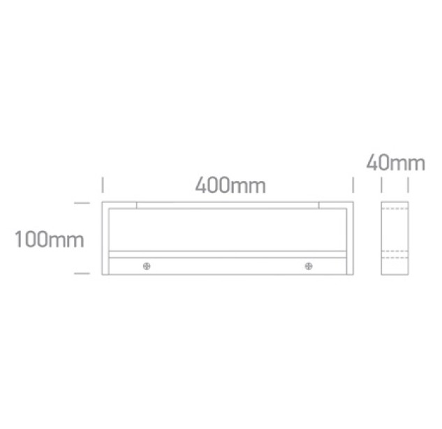 Sieninis LED šviestuvas 12W CCT IP44 38112C/B/V