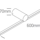 Sieninis LED šviestuvas 14W CCT IP44 38114N/B/V Sieninis LED šviestuvas 14W CCT IP44 38114N/B/V