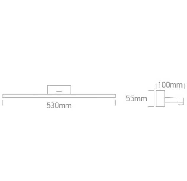 Sieninis LED šviestuvas 14W CCT IP44 38114T/W/V Sieninis LED šviestuvas 14W CCT IP44 38114T/W/V