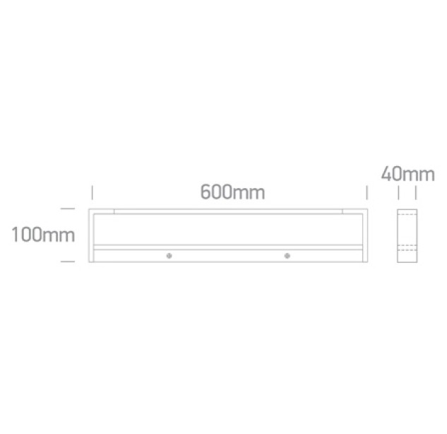 Sieninis LED šviestuvas 18W CCT IP44 38118C/W/V