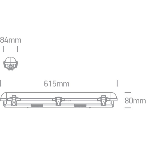 LED prožektorius 15W 4000K IP65 38118M/C