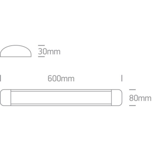 Lubinis LED šviestuvas 20W 4000K 38120L/W/C