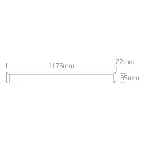 Lubinis LED šviestuvas 40W 4000K 38140AU/B/C