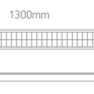 Lubinis LED šviestuvas 40W 4000K 38150BR/B/C