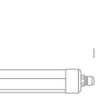 Sieninis LED šviestuvas 50W CCT IP66 38150LB/V