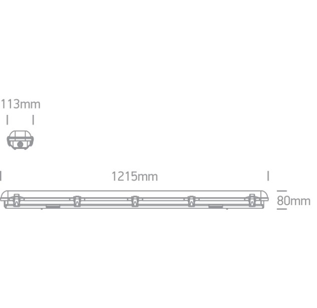 LED prožektorius 60W 4000K IP65 38236M/C