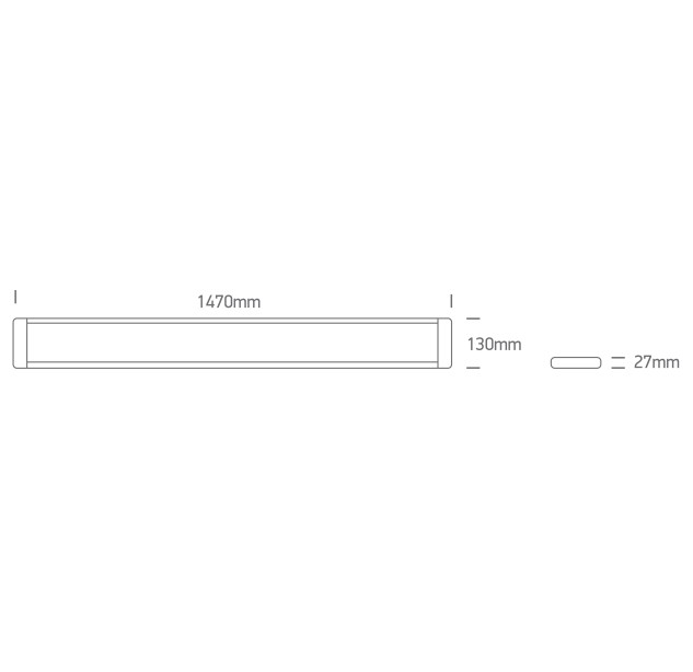 Lubinis LED šviestuvas 50W CCT 38250M/W/V