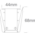 Apšvietimo bėgis 400W/CircuitW 42002RB/B