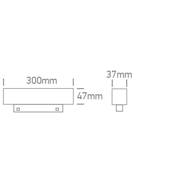 Bėginis LED šviestuvas 15W 42100AL/B/V