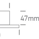 Apšvietimo bėgis 12W 3000K 42102A/B/W