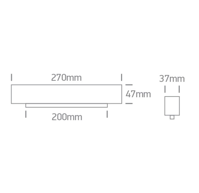 Bėginis LED šviestuvas 22W 42102BL/B/V