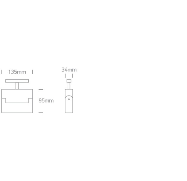 Apšvietimo bėgis 12W 3000K 42106A/B/W