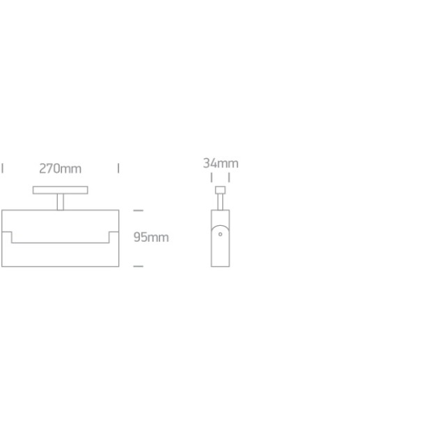 Bėginis LED šviestuvas 22W 42106BL/B/V Bėginis LED šviestuvas 22W 42106BL/B/V