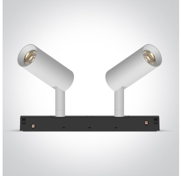 Bėginis LED šviestuvas 2x6W 42108AL/W/V