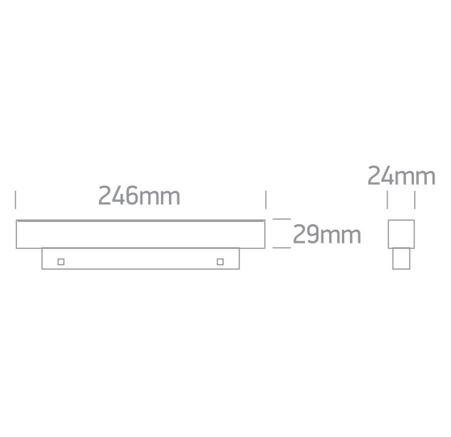 Bėginis LED šviestuvas 12W CCT 42112AA/B/V Bėginis LED šviestuvas 12W CCT 42112AA/B/V