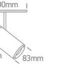 Lubinis LED šviestuvas 30W 42114CL/W/V