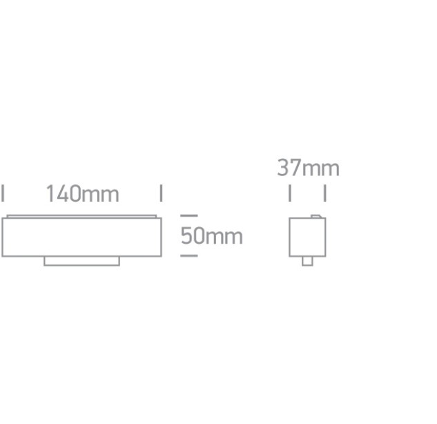 Apšvietimo bėgis 12W 3000K 42120B/B/W Apšvietimo bėgis 12W 3000K 42120B/B/W