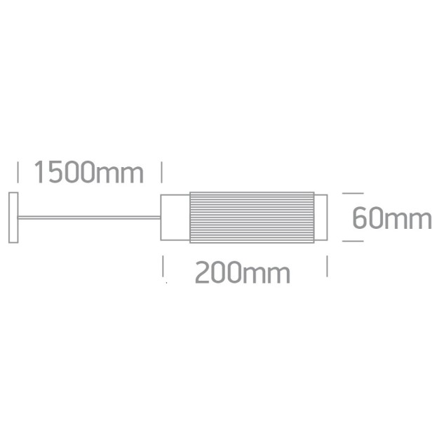 Apšvietimo bėgis 12W 3000K 42126BA/B/W