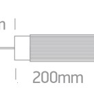 Apšvietimo bėgis 12W 3000K 42126BA/B/W