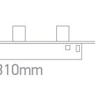 Apšvietimo bėgis 5x2W 3000K 42128C/B/W Apšvietimo bėgis 5x2W 3000K 42128C/B/W