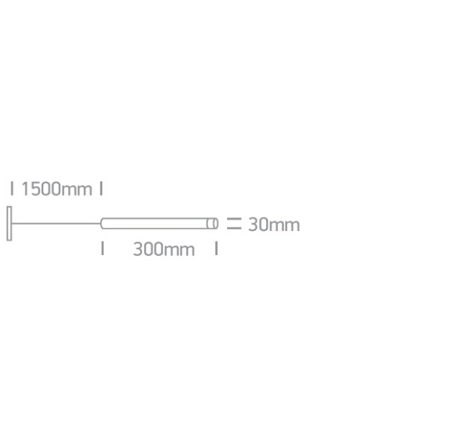 Apšvietimo bėgis 5W 3000K 42130A/B/W