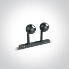 Apšvietimo bėgis 2x7W 3000K 42134A/B/W