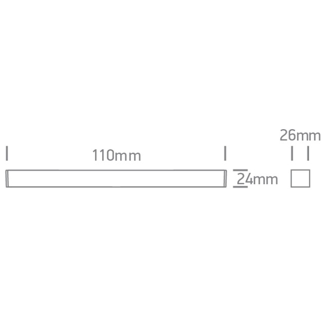 Bėginis LED šviestuvas 6W CCT 43102FA/B/V Bėginis LED šviestuvas 6W CCT 43102FA/B/V
