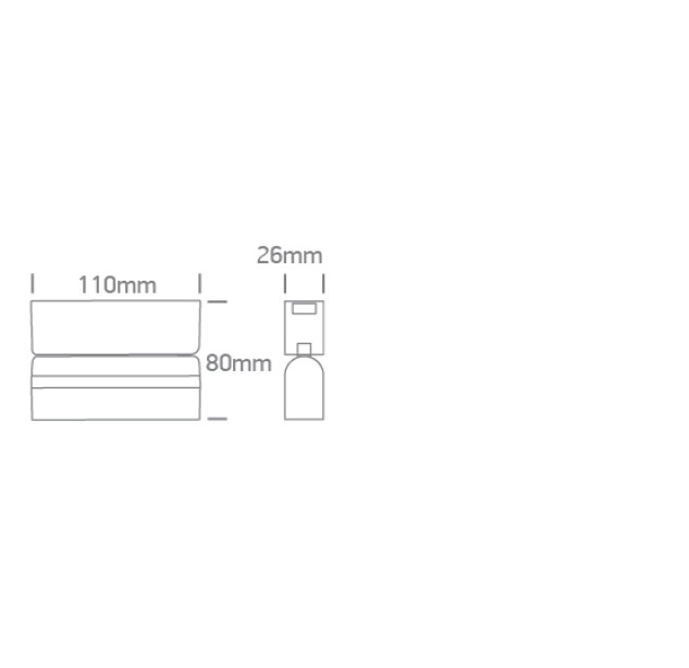 Bėginis LED šviestuvas 5W CCT 43108FA/B/V Bėginis LED šviestuvas 5W CCT 43108FA/B/V
