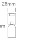 Bėginis LED šviestuvas 5W CCT 43108FA/B/V Bėginis LED šviestuvas 5W CCT 43108FA/B/V