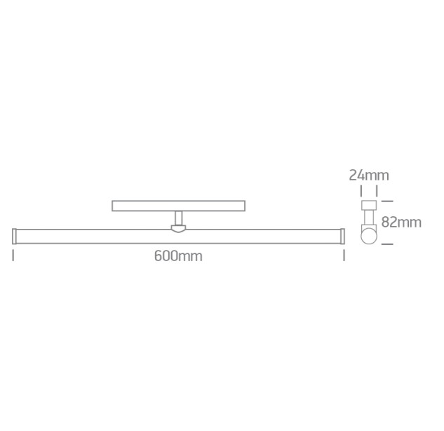 Bėginis LED šviestuvas 20W CCT 43126FB/B/V