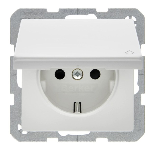 Schuko lizdas su dangteliu QC Q.1/Q.3 47516069
