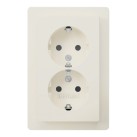 Schuko dvigubas lizdas QC Safety Plus Q.1 47596089 Schuko dvigubas lizdas QC Safety Plus Q.1 47596089
