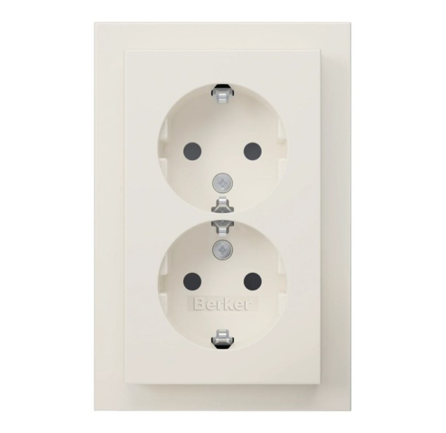 Schuko dvigubas lizdas QC Safety Plus Q.3 47596099 Schuko dvigubas lizdas QC Safety Plus Q.3 47596099