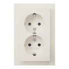 Schuko dvigubas lizdas QC Safety Plus Q.3 47596099 Schuko dvigubas lizdas QC Safety Plus Q.3 47596099