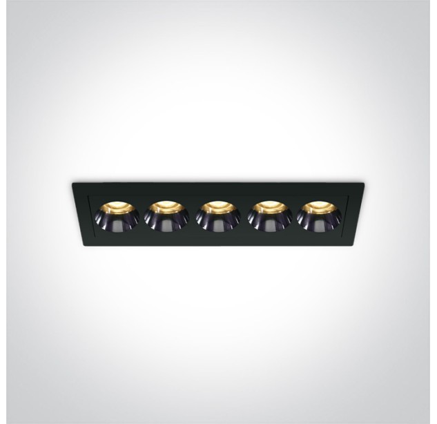 Įleidžiamas LED šviestuvas 12W 3000K 50012H/B/W Įleidžiamas LED šviestuvas 12W 3000K 50012H/B/W