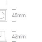 Įleidžiamas LED šviestuvas 12W 3000K 50012H/B/W Įleidžiamas LED šviestuvas 12W 3000K 50012H/B/W