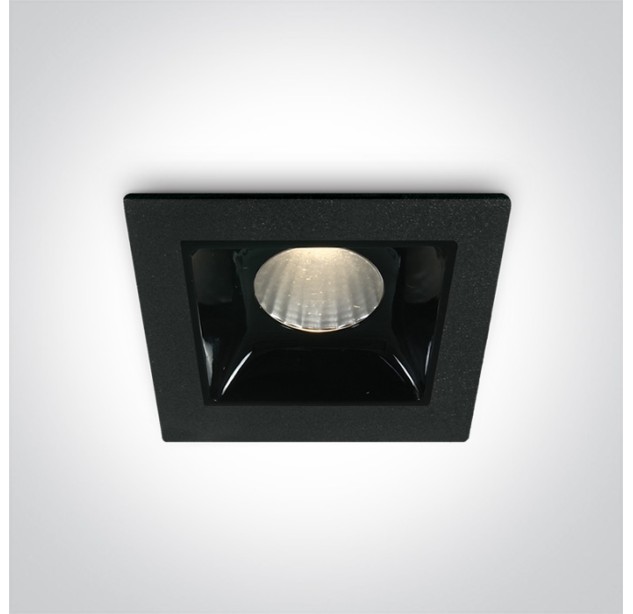 Įleidžiamas LED šviestuvas 2W 3000K 50102B/B/W Įleidžiamas LED šviestuvas 2W 3000K 50102B/B/W