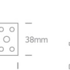 Įleidžiamas LED šviestuvas 3W 3000K 50103ATR/B/W Įleidžiamas LED šviestuvas 3W 3000K 50103ATR/B/W