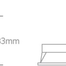 Įleidžiamas šviestuvas 10W GU10 50105TG/W
