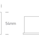Įleidžiamas LED šviestuvas 6W 3000K 50106B/B/W