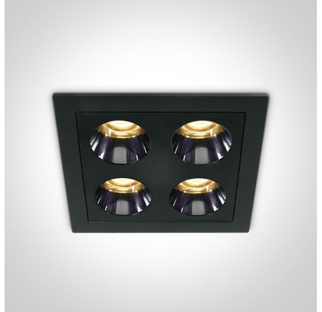 Įleidžiamas LED šviestuvas 10W 3000K 50110H/B/W Įleidžiamas LED šviestuvas 10W 3000K 50110H/B/W