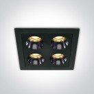 Įleidžiamas LED šviestuvas 10W 3000K 50110H/B/W Įleidžiamas LED šviestuvas 10W 3000K 50110H/B/W