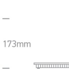 Įleidžiamas LED šviestuvas 16W CCT 50116FA/W/V Įleidžiamas LED šviestuvas 16W CCT 50116FA/W/V