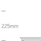 Įleidžiamas LED šviestuvas 22W CCT 50122FA/W/V