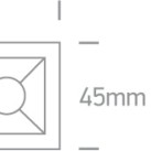 Įleidžiamas LED šviestuvas 3x2W 3000K 50302B/B/W