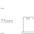 Įleidžiamas LED šviestuvas 10W 3000K 50406C/B/W Įleidžiamas LED šviestuvas 10W 3000K 50406C/B/W