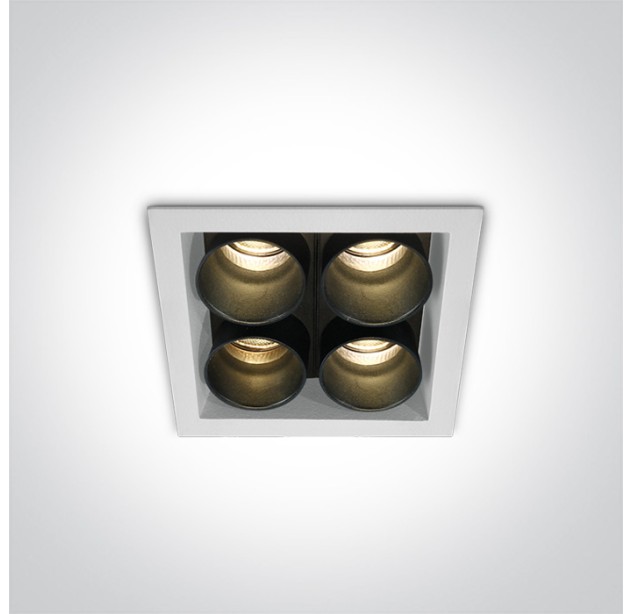 Įleidžiamas LED šviestuvas 10W 3000K 50406C/W/W Įleidžiamas LED šviestuvas 10W 3000K 50406C/W/W