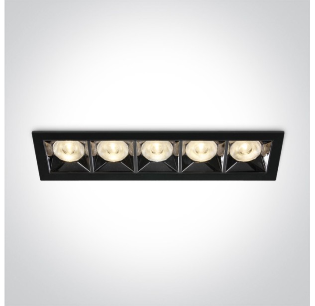 Įleidžiamas LED šviestuvas 20W 3000K 50506B/B/W