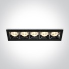 Įleidžiamas LED šviestuvas 20W 3000K 50506B/B/W